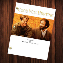 Load image into Gallery viewer, Good Will Hunting Movie Script Reprint Full Screenplay Full Script Robin Williams Matt Damon