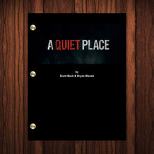 Load image into Gallery viewer, A Quiet Place Movie Script Reprint Full Screenplay Full Script Horror Movie