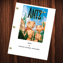 Load image into Gallery viewer, Antz Movie Script Reprint Full Screenplay Full Script Animation Masterpiece