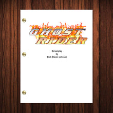 Load image into Gallery viewer, Ghost Rider Movie Script Reprint Full Screenplay Full Script Nicolas Cage