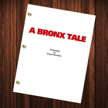 Load image into Gallery viewer, A Bronx Tale Movie Script Reprint Full Screenplay Full Script