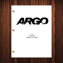 Load image into Gallery viewer, Argo Movie Script Reprint Full Screenplay Full Script