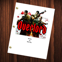 Load image into Gallery viewer, Overlord Movie Script Reprint Full Screenplay Full Script Horror Movie