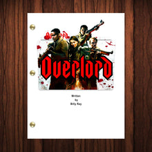 Load image into Gallery viewer, Overlord Movie Script Reprint Full Screenplay Full Script Horror Movie