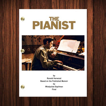 Load image into Gallery viewer, The Pianist Movie Script Reprint Full Screenplay Full Script Władysław Szpilman