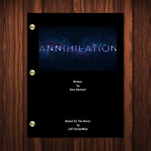 Load image into Gallery viewer, Annihilation Movie Script Reprint Full Screenplay Full Script Natalie Portman Tessa Thompson Jennifer Jason Leigh