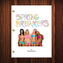 Load image into Gallery viewer, Spring Breakers Movie Script Reprint Full Screenplay Full Script