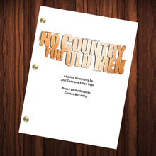 Load image into Gallery viewer, No Country for Old Men Movie Script Reprint Full Screenplay Full Script