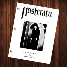 Load image into Gallery viewer, Nosferatu Movie Script Reprint Full Screenplay Full Script A Symphony of Horror Dracula Bram Stoker Count Orlok