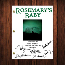 Load image into Gallery viewer, Rosemary's Baby Signed Autographed Script Full Screenplay Full Script Reprint Roman Polanski Horror Film Classic Horror