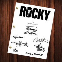 Load image into Gallery viewer, Rocky Autographed Signed Script Reprint Rocky Cast Signed Autograph Reprint Full Screenplay Sylvester Stallone Talia Shire