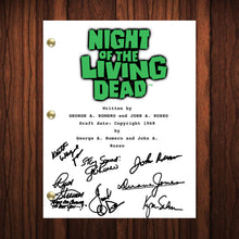 Load image into Gallery viewer, Night Of The Living Dead Signed Autographed Script Full Screenplay Full Script Reprint Judith O'Dea Duane Jones John Russo George A. Romero