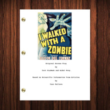 Load image into Gallery viewer, I Walked With A Zombie Movie Script Reprint Full Screenplay Full Script