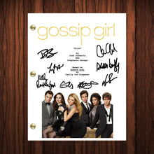 Load image into Gallery viewer, Gossip Girl Signed Autographed Script Full Screenplay Full Script Reprint Blake Lively Leighton Meester Penn Badgley