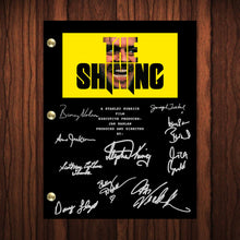 Load image into Gallery viewer, The Shining Signed Autographed Script Full Screenplay Full Script Reprint Jack Nicholson Stephen King