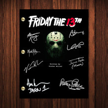 Load image into Gallery viewer, Friday The 13th Signed Autographed Script Full Screenplay Full Script Reprint