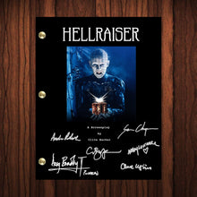 Load image into Gallery viewer, Hellraiser Autographed Signed Movie Script Full Screenplay Full Script Reprint Pinhead Clive Barker Doug Bradley