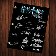 Load image into Gallery viewer, Harry Potter Autographed Signed Movie Script Full Screenplay Goblet Of Fire Full Script Reprint
