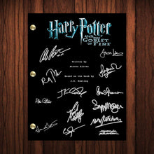 Load image into Gallery viewer, Harry Potter Autographed Signed Movie Script Full Screenplay Goblet Of Fire Full Script Reprint