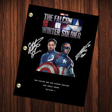 Load image into Gallery viewer, The Falcon And The Winter Soldier Autographed Show Script Transcript Reprint Full Transcript Full Script Anthony Mackie  Sebastian Stan