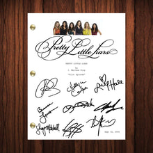 Load image into Gallery viewer, Pretty Little Liars TV Show Script Pilot Episode Signed Autographed Cast Signed Full Screenplay