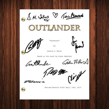 Load image into Gallery viewer, Outlander TV Show Script Pilot Episode Signed Autographed Full Screenplay Cast Signed
