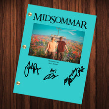 Load image into Gallery viewer, Midsommar on Autographed Signed Script Reprint Florence Pugh Jack Reynor Ari Aster Autograph