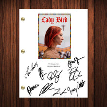 Load image into Gallery viewer, Lady Bird Movie Script Autographed Signed Script Reprint Saoirse Ronan Cast Timothée Chalamet Signed Autograph Reprint Full Screenplay