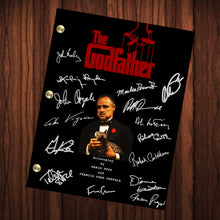 Load image into Gallery viewer, The Godfather Autographed Signed Movie Script Reprint Marlon Brando Al Pacino Autograph Reprint Full Screenplay Full Script