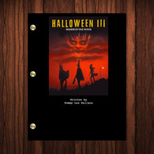 Load image into Gallery viewer, Halloween III Season Of The Witch Movie Script Reprint Full Screenplay Full Script Tommy Lee Wallace