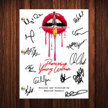 Load image into Gallery viewer, Promising Young Woman Movie Script Autographed Signed Script Reprint Carey Mulligan Cast Signed Autograph Reprint Full Screenplay
