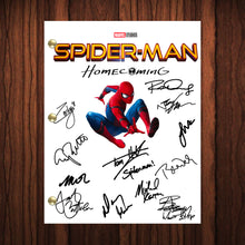 Load image into Gallery viewer, Spiderman Homecoming Signed Autographed Script Full Transcript Reprint Spiderman Tom Holland Stan Lee  Avengers