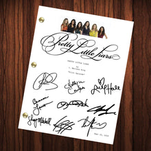 Load image into Gallery viewer, Pretty Little Liars TV Show Script Pilot Episode Signed Autographed Cast Signed Full Screenplay