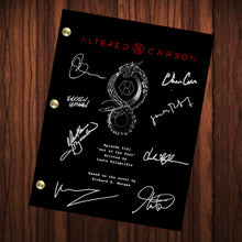 Load image into Gallery viewer, Altered Carbon Signed Autographed Script Full Screenplay Pilot Episode Full Cast Autograph  Full Script Reprint Sci-Fi