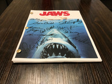 Load image into Gallery viewer, Jaws Movie Script Signed Autographed Reprint Full Screenplay Full Script
