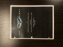 Load image into Gallery viewer, The Dark Knight Movie Script Reprint Full Script Full Screenplay
