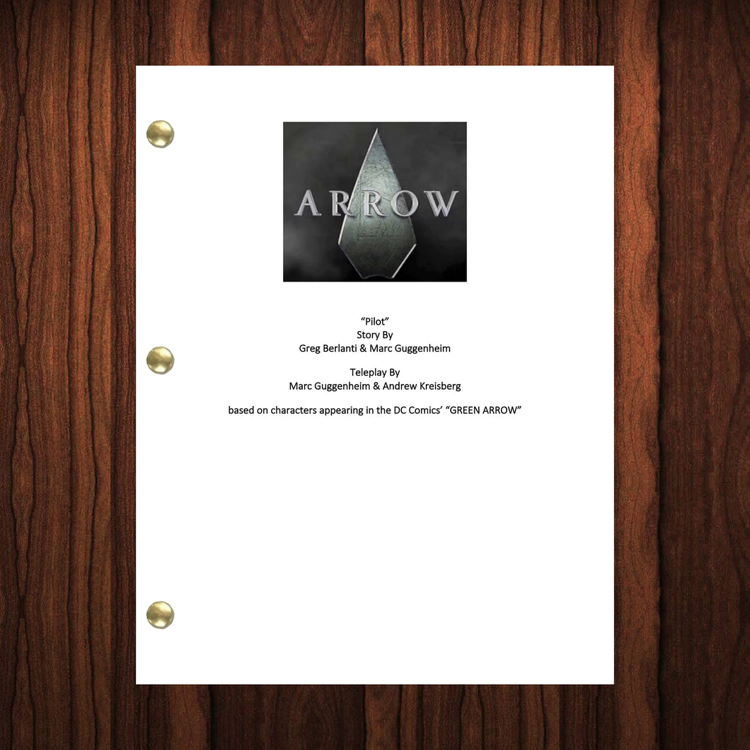 Arrow TV Show Script Pilot Episode Full Script
