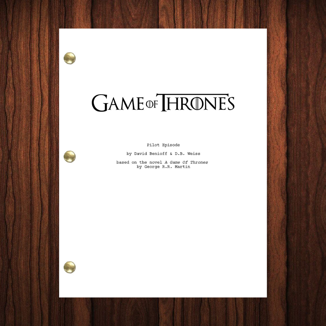 Game Of Thrones TV Show Script Pilot Episode Full Script