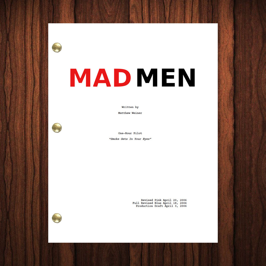 Mad Men TV Show Script Pilot Episode Full Screenplay
