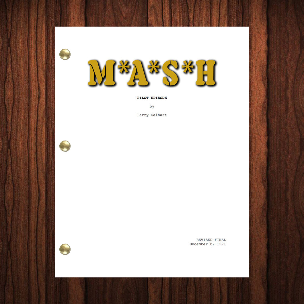 Mash M*A*S*H TV Show Script Pilot Episode Full Screenplay
