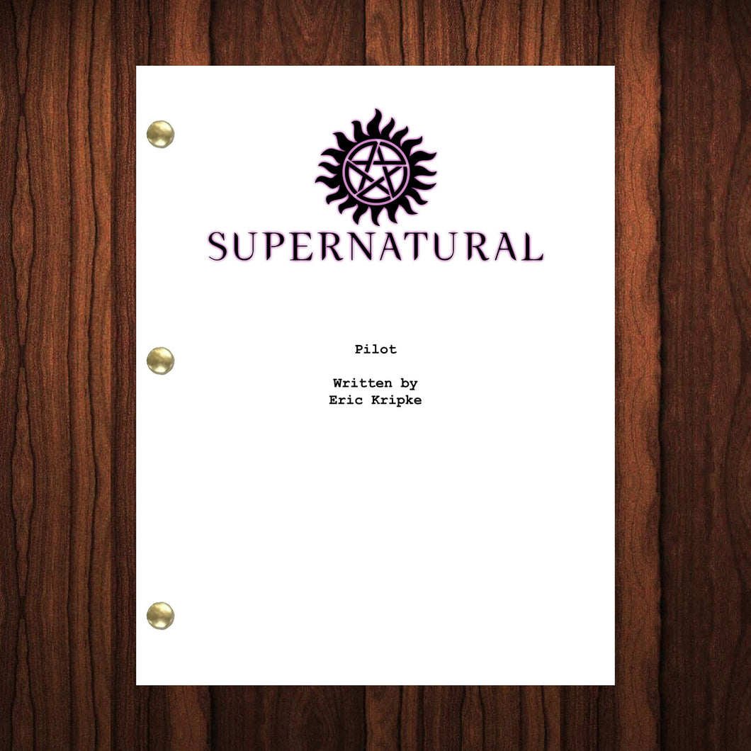 Supernatural TV Show Script Pilot Episode Full Screenplay