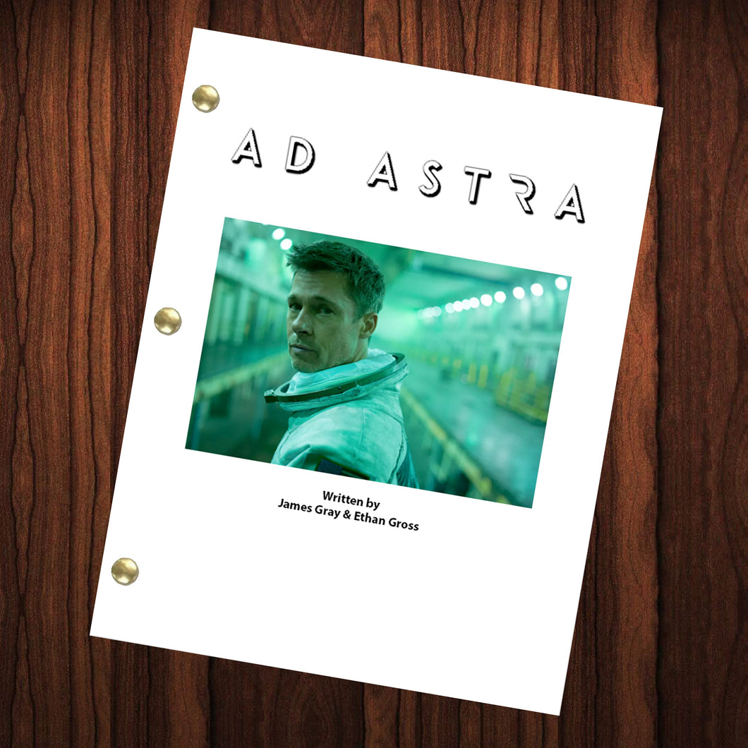 Ad Astra Movie Script Reprint Full Screenplay Full Script