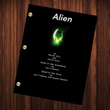 Load image into Gallery viewer, Alien Movie Script Reprint Full Screenplay Full Script

