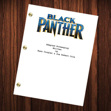 Load image into Gallery viewer, Black Panther Movie Script Reprint Full Screenplay Full Script
