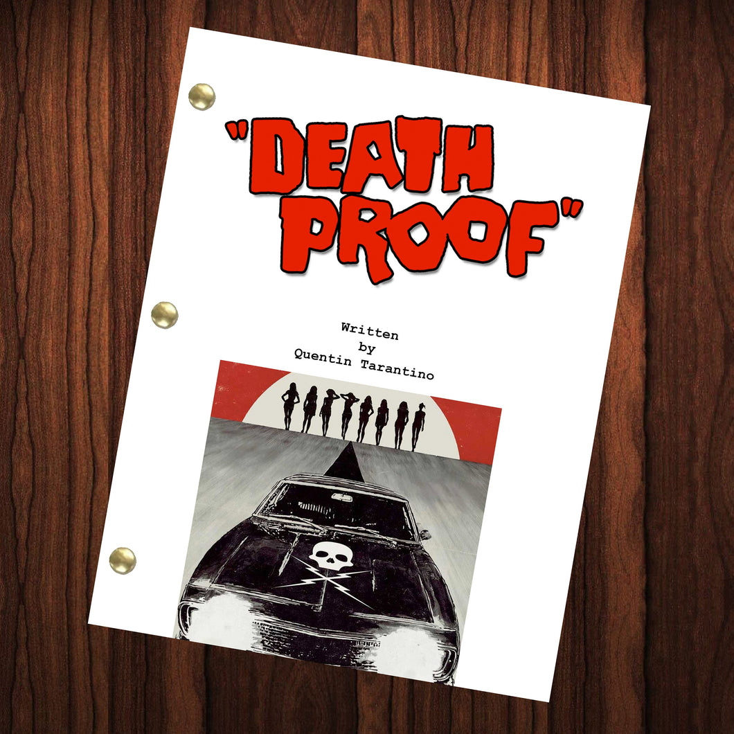 Death Proof Movie Script Reprint Full Screenplay Full Script
