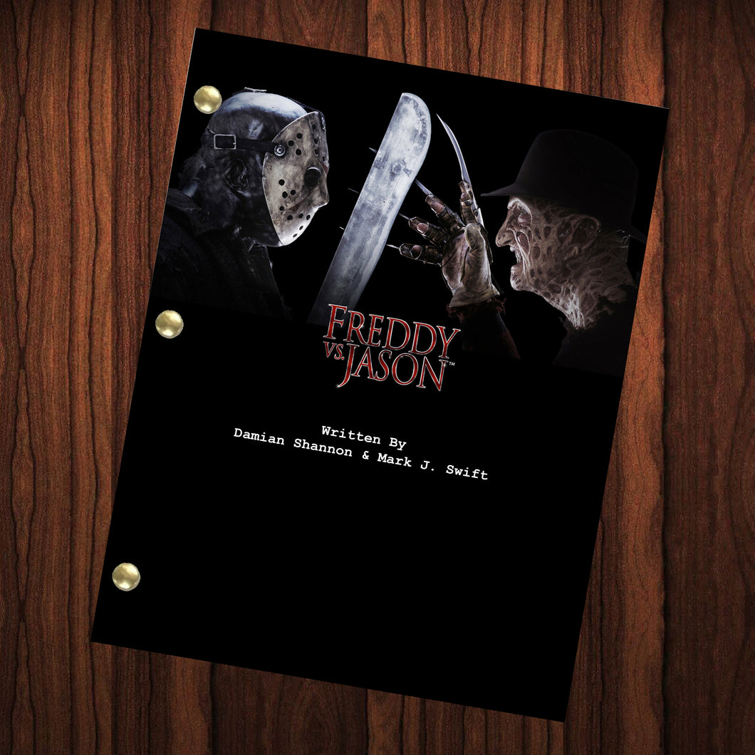 Freddy Vs. Jason Movie Script Reprint Full Screenplay Full Script