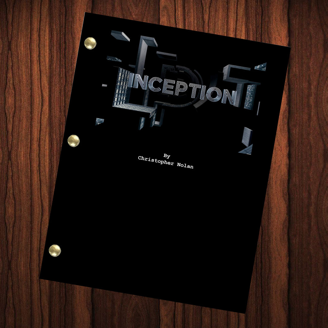 Inception Movie Script Reprint Full Screenplay Full Script Christopher Nolan