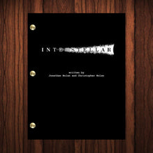 Load image into Gallery viewer, Interstellar Movie Script Reprint Full Screenplay Full Script Christopher Nolan
