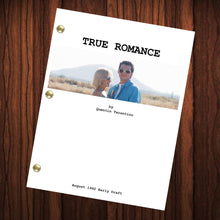Load image into Gallery viewer, True Romance Movie Script Reprint Full Screenplay Full Script  Quentin Tarantino

