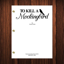 Load image into Gallery viewer, To Kill A Mockingbird Movie Script Reprint Full Screenplay Full Script
